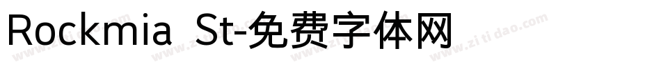 Rockmia St字体转换